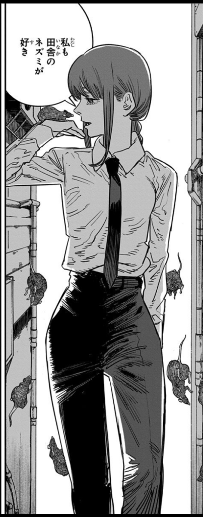 チェンソーマン考察 マキマさんの目隠しや 服が汚れていないことについて まとめ ゆたのたゆたに